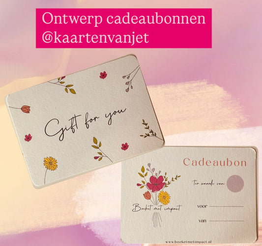 Cadeaubon Boeket Met Impact